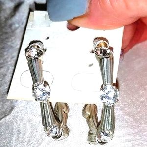 Leverback Crystal Earrings